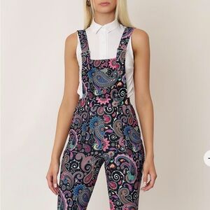 BlackMilk Clothing Paisley Daze Overalls - MUSEUM VAULT TOME CAPSULE PIECE